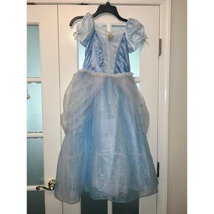 DISNEY GIRLS CINDERELLA PRINCESS DRESS 👑💙✨